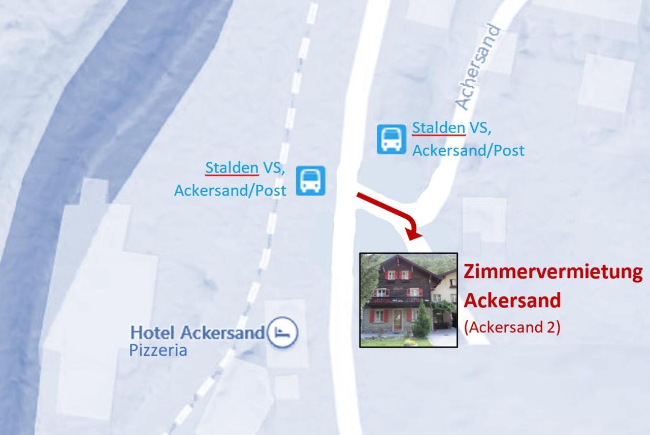 Zimmervermietung Ackersand Stalden ภายนอก รูปภาพ